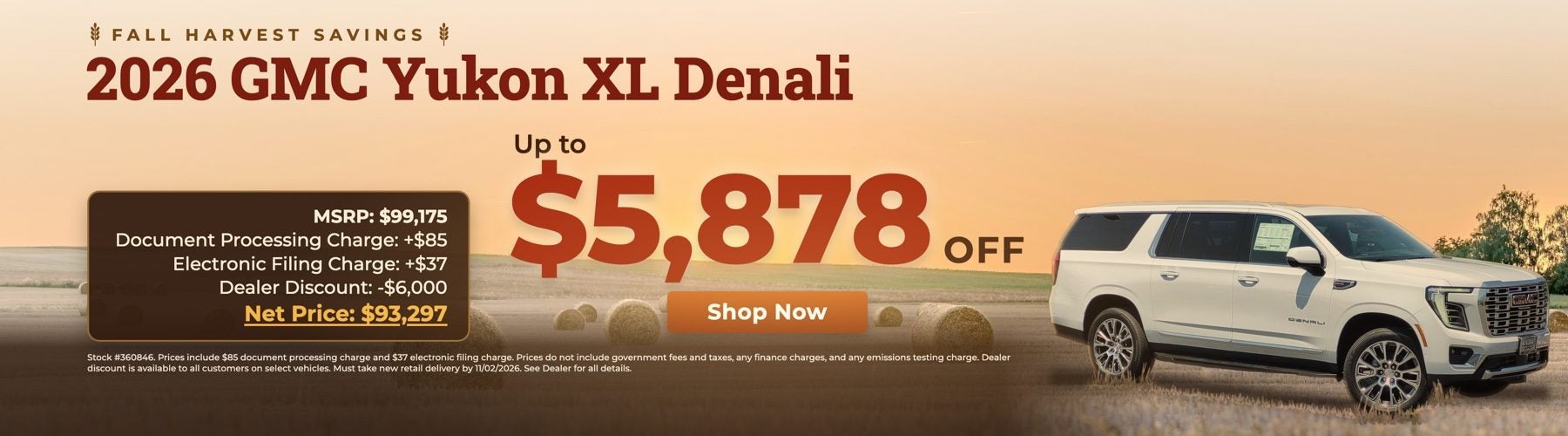 2026 GMC Yukon XL Denali